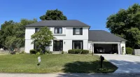 a house with a garage