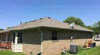 a home with a new roofing system