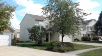 a tree in front of a customer's home