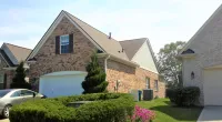 the front of a customer's house