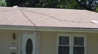 the roof of a house