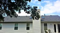 a home with a new roof