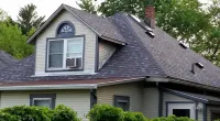 a house with a new roof
