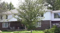 the back of a customer's house