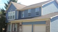 a house with new siding