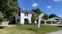 a house with a large yard