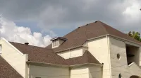 the roof of a house