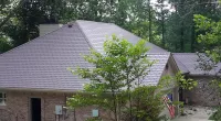 a home with a new roofing system