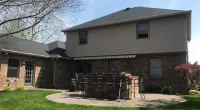 the back of a customer's house