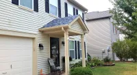 the front of a customer's house