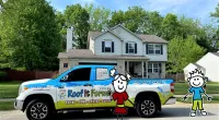 a car parked in front of a house