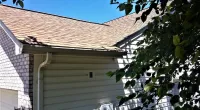 the roof of a house