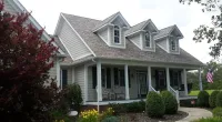 a home with a new roofing system