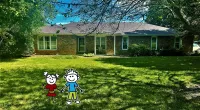 a large lawn in front of a house