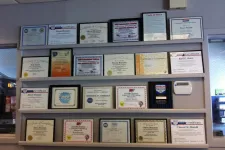 Thumbnail for certificates on a wall