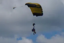 Thumbnail for two people flying through the air
