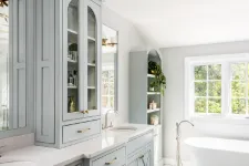 Thumbnail for a bathroom with white cabinets