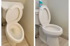 Thumbnail for side-by-side of a before and after clean of a bathroom and toilet from the professional cleaners at MaidPro Arvada