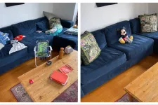 Thumbnail for living room and couch cleaned by house cleaners at MaidPro Denver