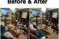 Thumbnail for a collage of a person sitting in a living room