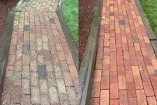 Thumbnail for a brick walkway with a brick walkway