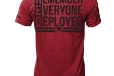 Thumbnail for a red t-shirt with black text