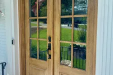 Thumbnail for White oak double entry doors from MaxCraft