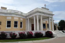 Thumbnail for a building with pillars and a statue on top