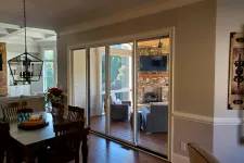 Thumbnail for a dining room with a large glass door
