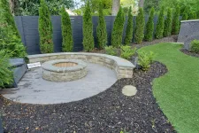 Thumbnail for a stone fountain in a garden