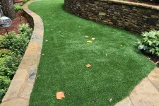 Thumbnail for a small backyard with a stone path