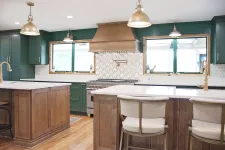 Thumbnail for a kitchen with green cabinets