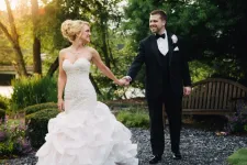 Thumbnail for a man and a woman in a wedding dress