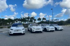 Thumbnail for a group of cars parked in a parking lot