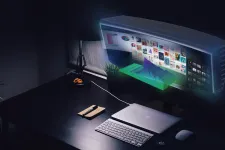 Thumbnail for a computer monitor and keyboard on a desk
