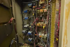 Thumbnail for HVACV electrical panel with complex wiring, relays, and circuit components in Chamblee 30341 repaired by The Air Company of GA