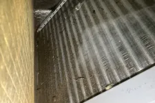 Thumbnail for Dirty HVAC air filter covered with dust and debris, showing need for cleaning or replacement.