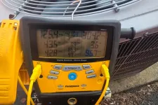 Thumbnail for Gauge connection to outdoor hvac unit in East Cobb 30067 repaired by The Air Company of GA