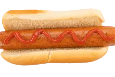 Thumbnail for a hot dog with ketchup