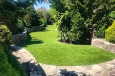 Thumbnail for a large green lawn with trees