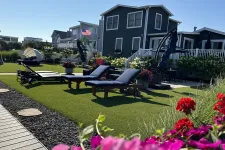 Thumbnail for a backyard with a picnic table and chairs