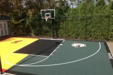 Thumbnail for a basketball court with a net