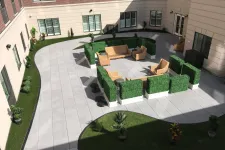 Thumbnail for a courtyard with a pool and chairs