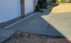 Thumbnail control image for a driveway with a garage and a white door