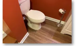 Thumbnail control image for a toilet in a bathroom