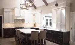 Thumbnail control image for a kitchen with a large island