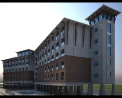 a building with a tower