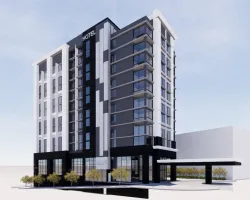 a building with a few windows