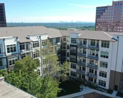 a group of buildings