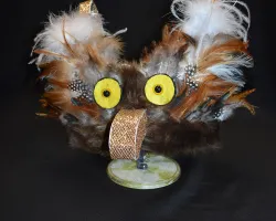 a bird with a bird head